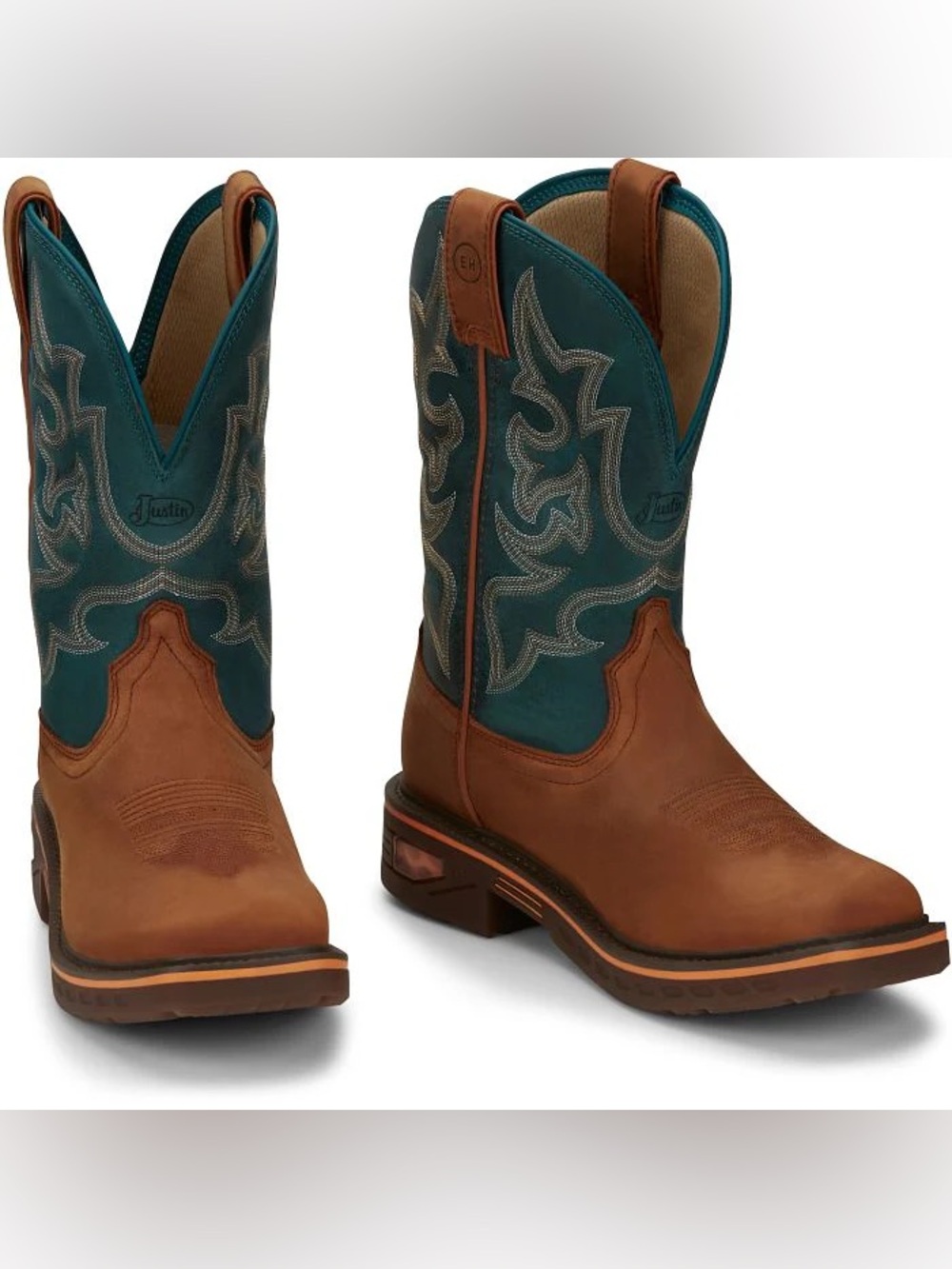 Justin Composite Toe Waterproof Western Work Boots